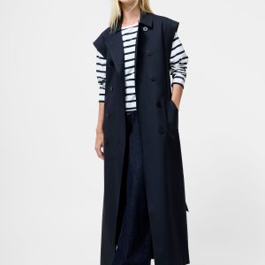 Sleeveless Trench Coat