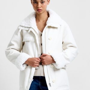 Cotton Faux Fur Coat