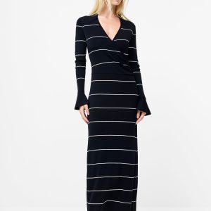 Knitted Stripe Maxi Dress