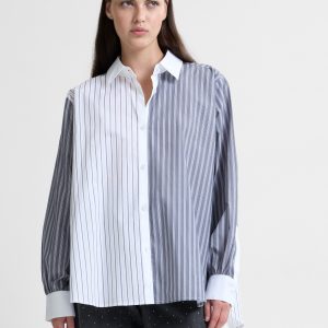 Cotton Striped Long Sleeve Shirt