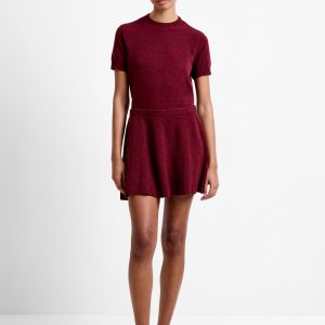 Recycled Knit Mini Skirt