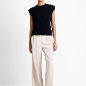 PU Wide Leg Trousers