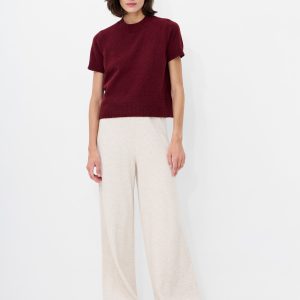 Knit Wide Leg Trousers