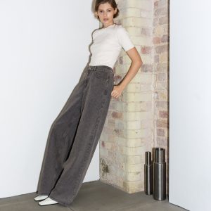 Denim Straight Leg Jeans