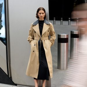 Cotton Twill Trench Coat